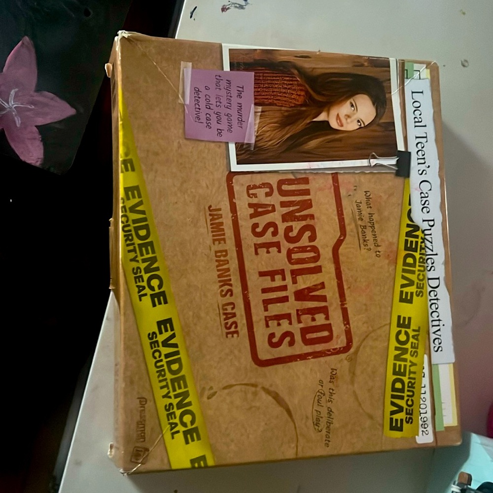 Detective game opened once didn’t use